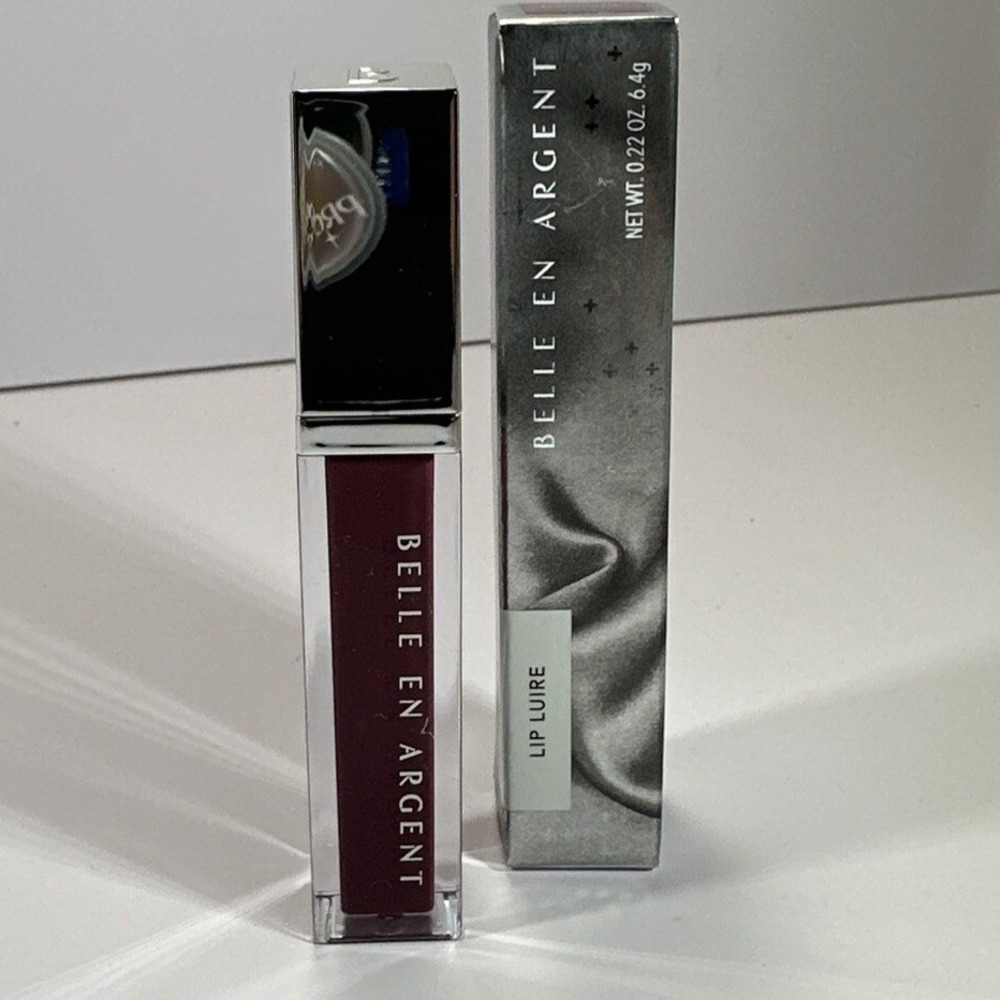 Belle‎ En Argent Lip Luire Gloss Enough 302 Deep Berry High Shine 0.22oz NIB